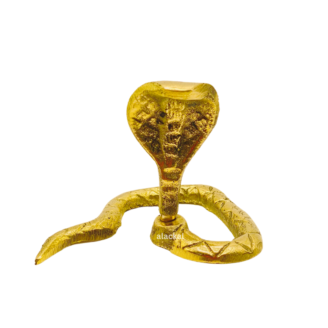 SMALL BRASS NAGARAJAVU | NAGA STATUE FOR POOJA RITUALS AT HOME