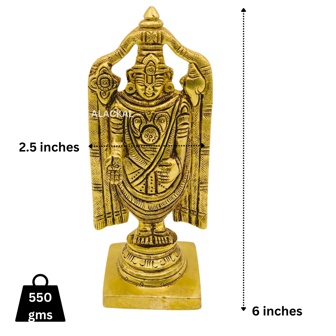 BRASS VENKATESWARA STATUE