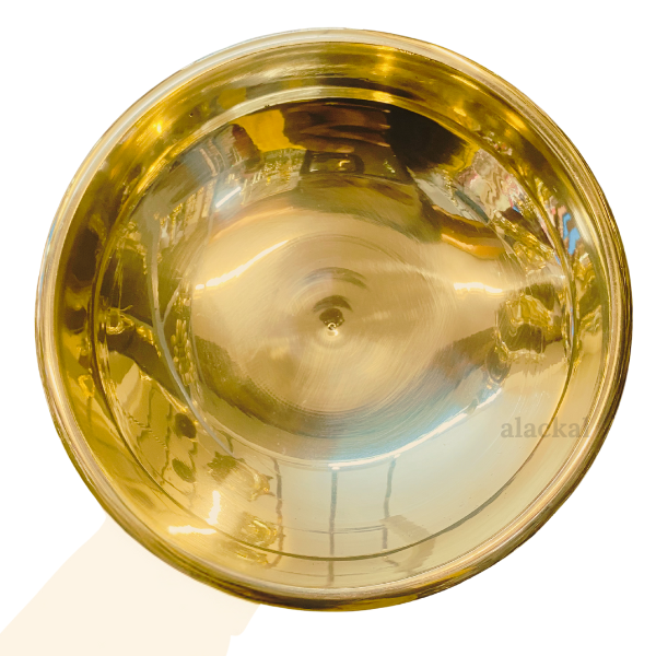 BRASS URULI FOR KEEPING BUTTER FOR KRISHNA | VISHUKANI