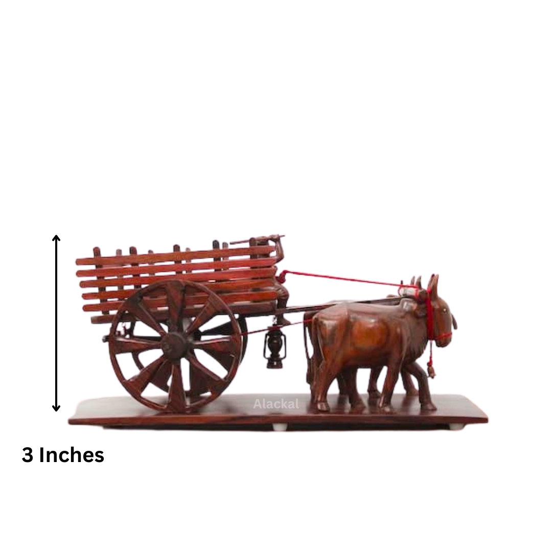 WOODEN BULLOCK CART