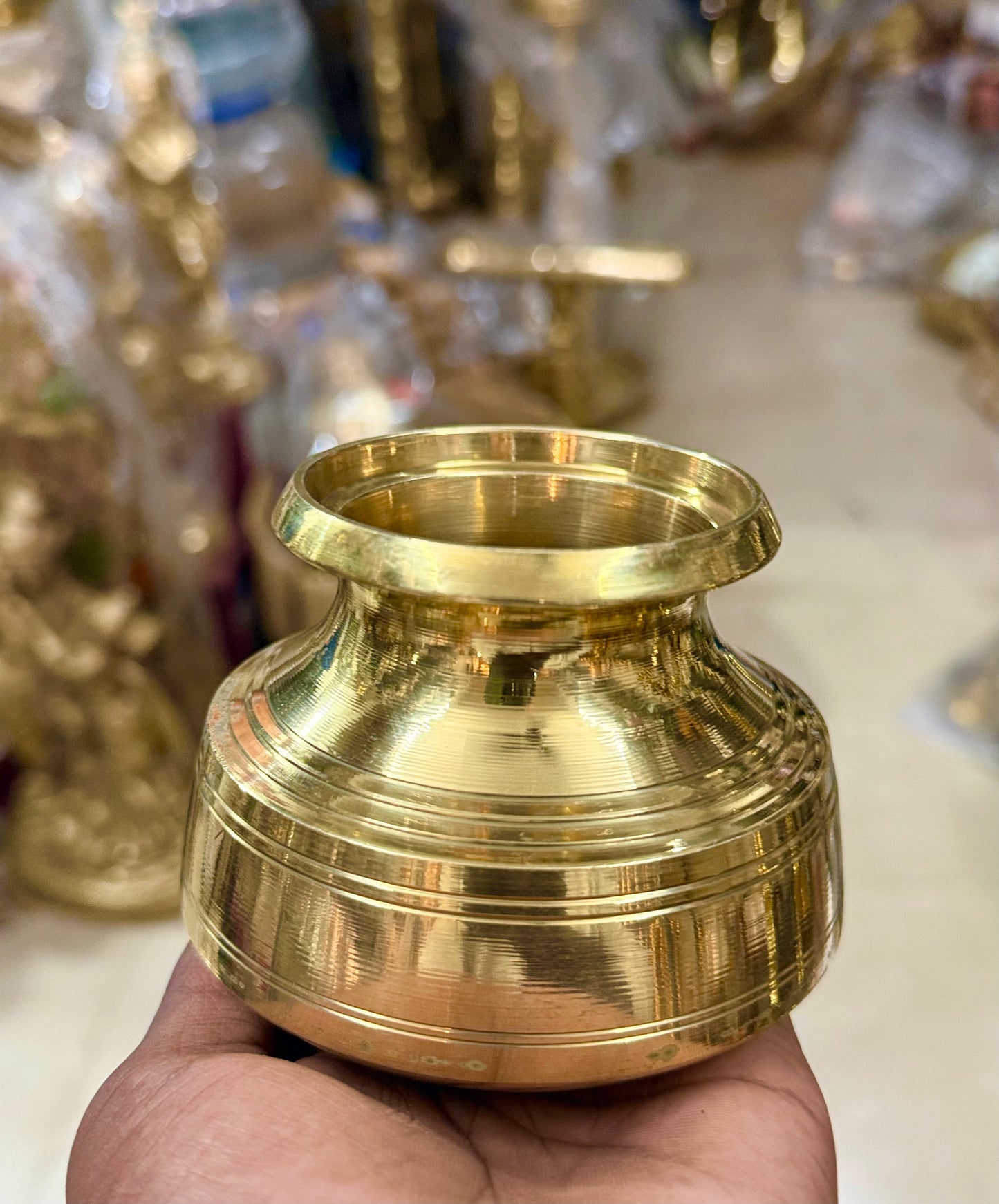 Brass Mini Pot for Flower Decor