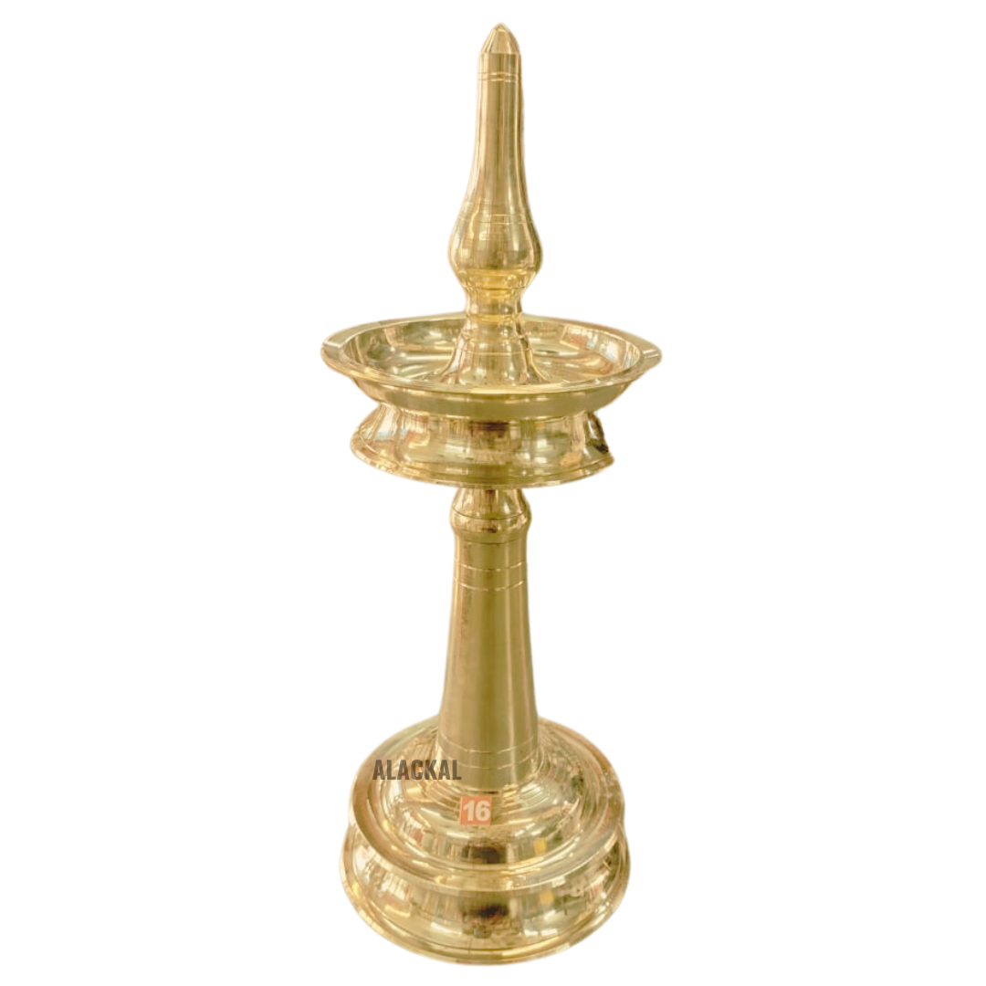 ALACKAL BELL METALS - BASS NILAVILAKKU FOR WEDDING  , GIFTING , HOME DECOR