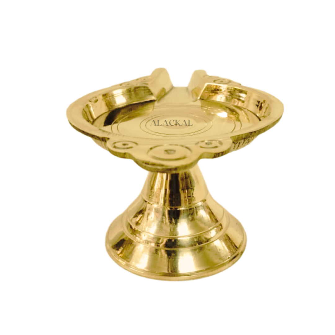 ALACKAL BELL METALS MANNAR - BRASS ABHISHEKA STAND  IINDIA