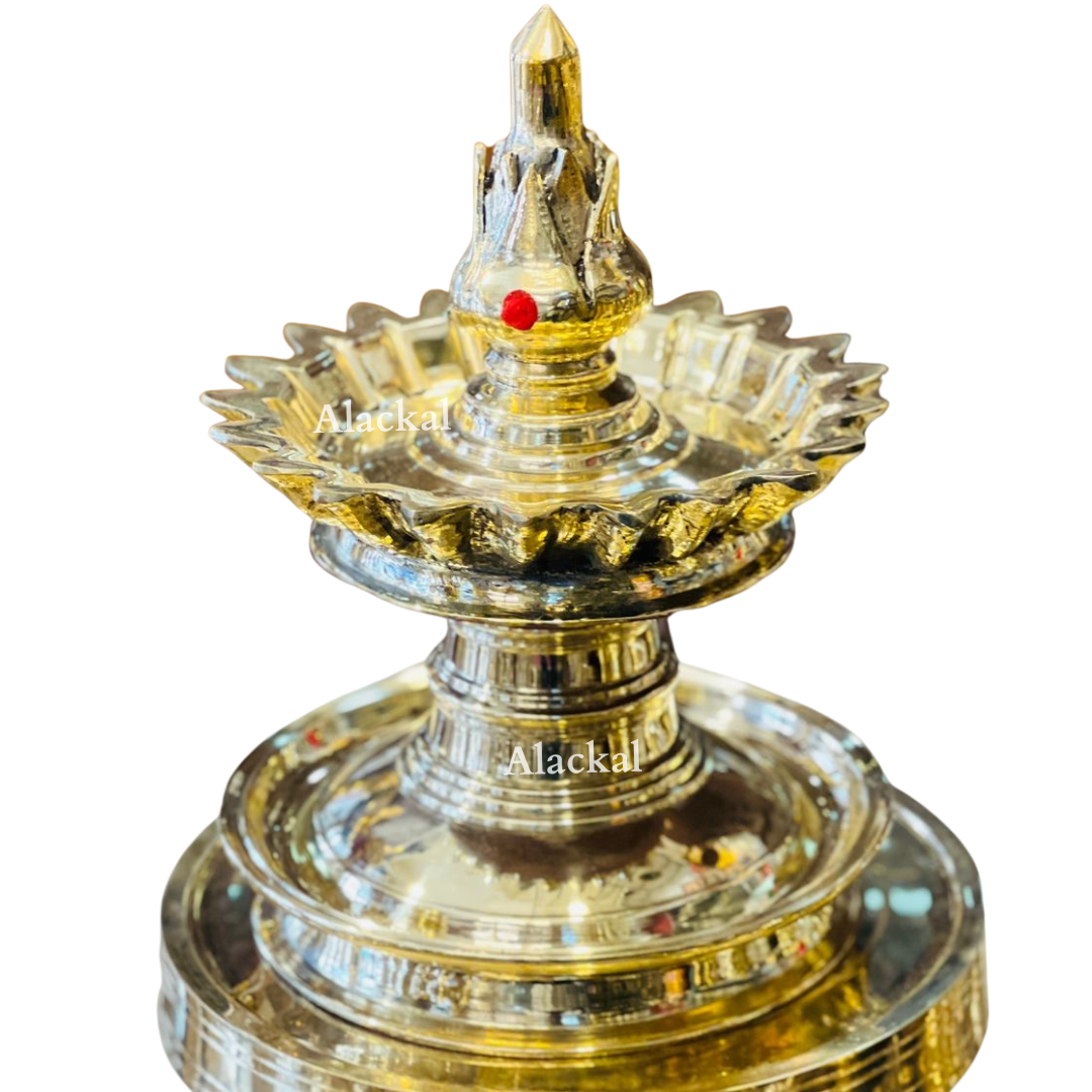 MAHA BHADRADEEPAM - ALACKAL  BELL METALS MANNAR KERALA