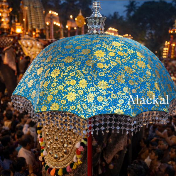 Traditional South Indian ceremonial umbrella