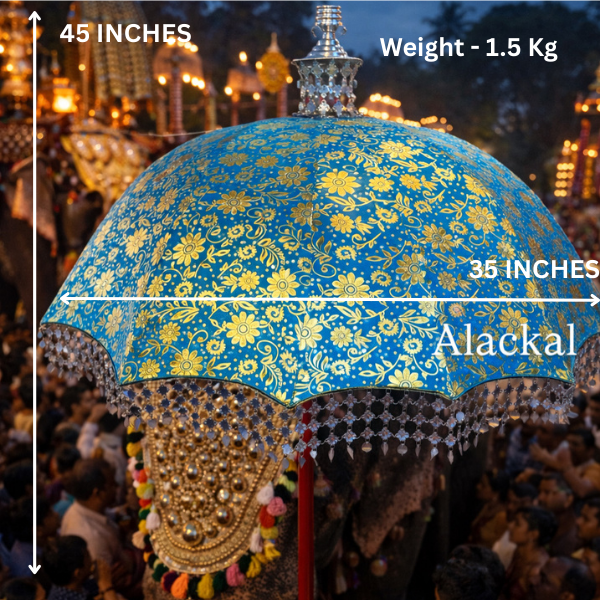 Traditional South Indian ceremonial umbrella mannar
