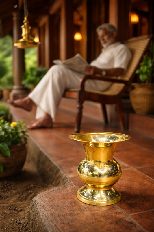 brass kolambi - alackal bell metals mannar