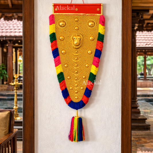 KERALA HANDCRAFTED NETTIPATTAM | WALL HANGING NETTIPATTOM WITH HOOKS